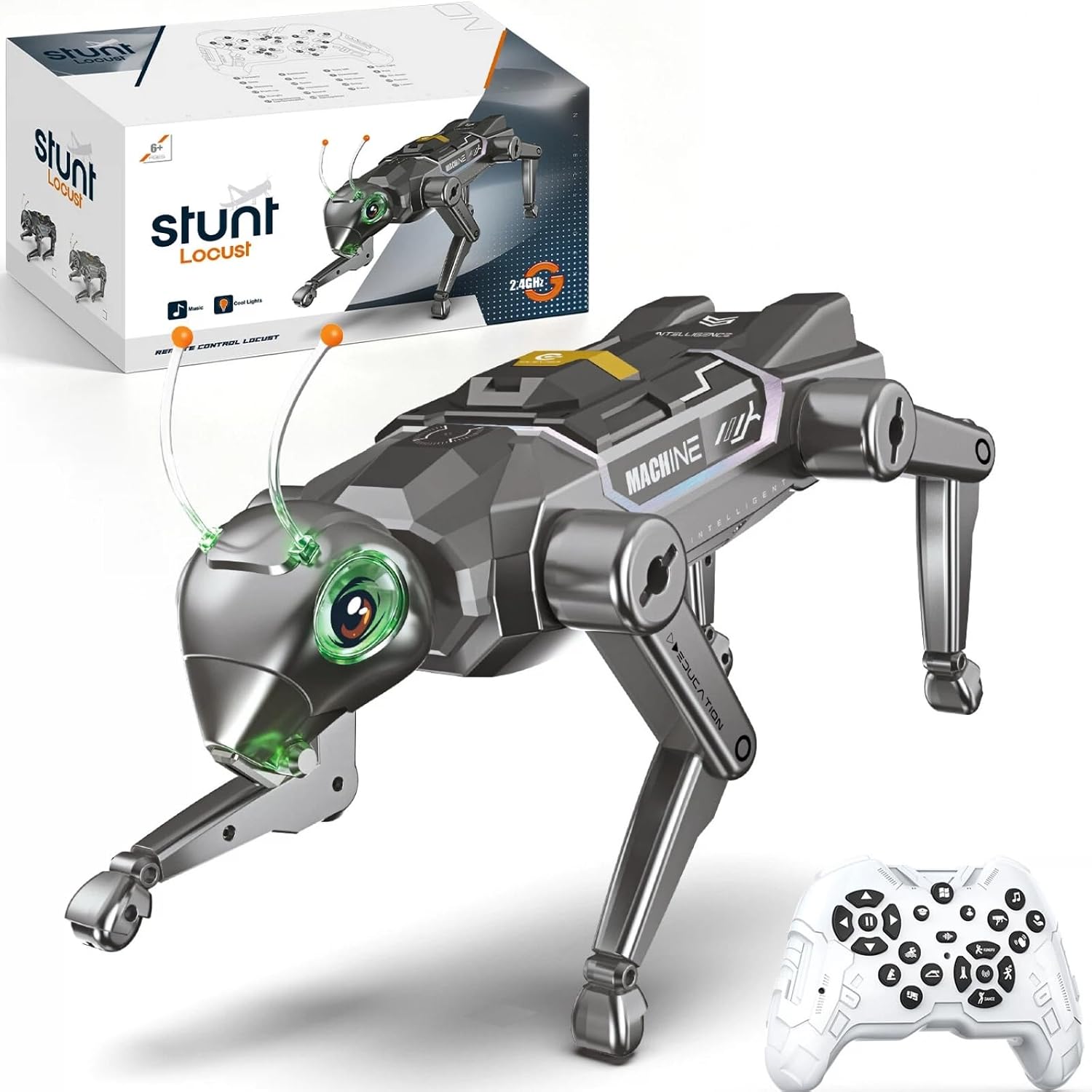 YESHIN RC Robot Locust Pet – Glowing Eyes