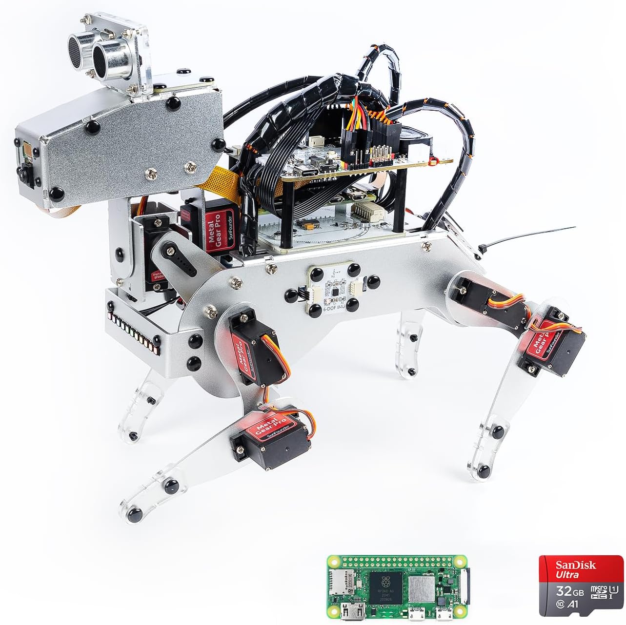 SunFounder AI Robot Kit with Raspberry Pi Zero 2 W