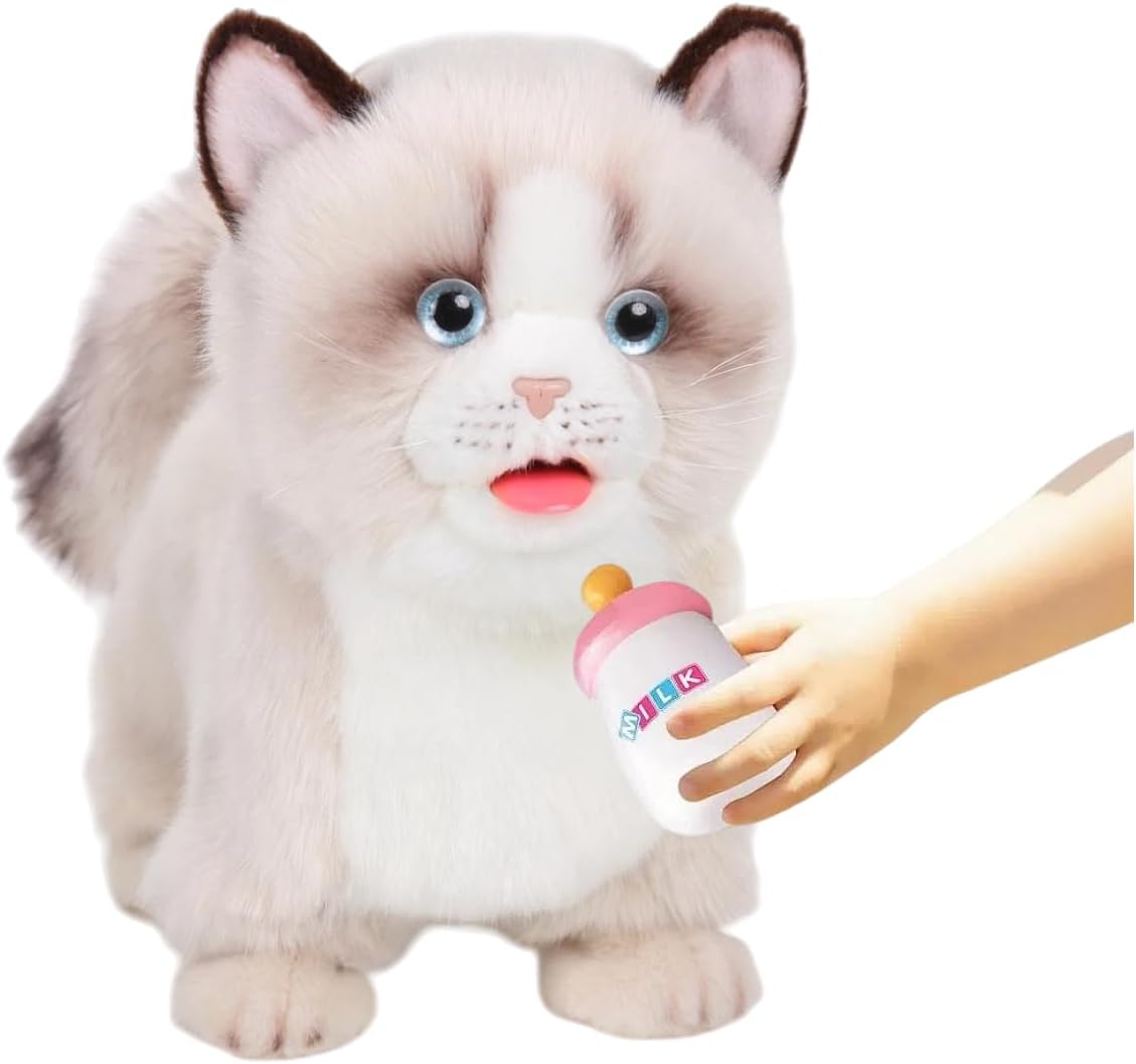 CU-MATE Plush Ragdoll Robot Cat